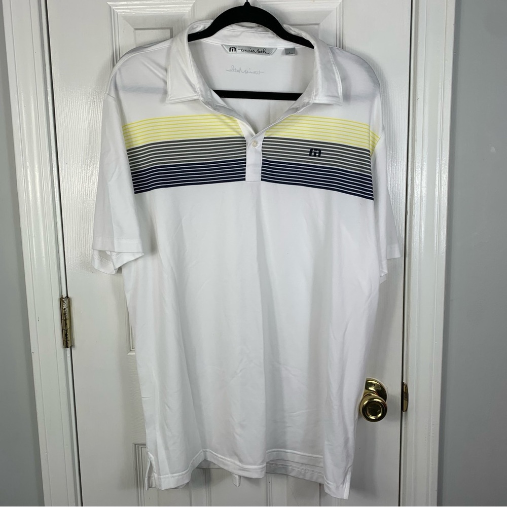Travis Mathew Mens Polo Shirt Size Large